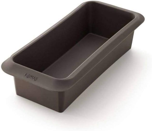 Lékué Kastenbackform, Silikon, braun, 25 cm, 18x18x8 cm