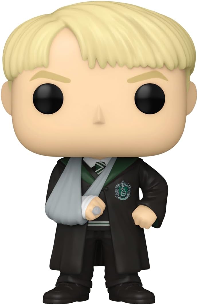 Funko POP! Movies: Harry Potter Prisoner of Azkaban - Draco Malfoy mit Broken Arm - Vinyl-Sammelfigu