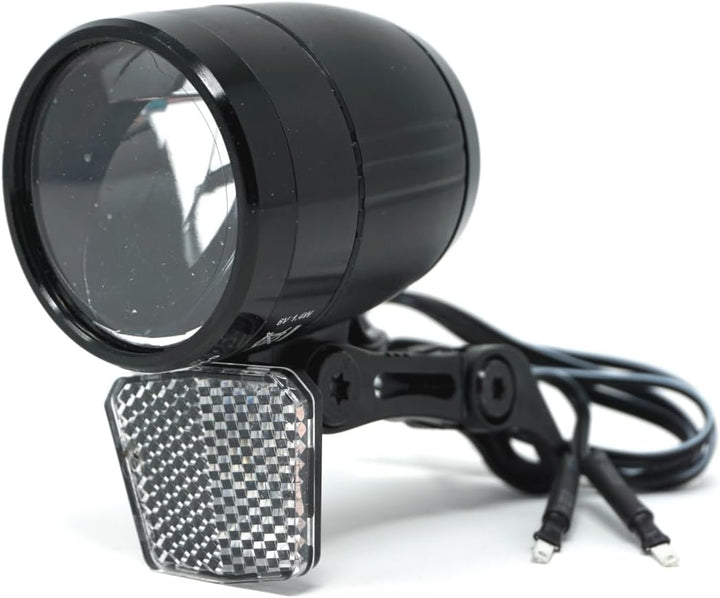 CBK-MS Fahrradlicht LED Scheinwerfer 100 Lux mit Sensor Schalter und Standlicht Fahrradlampe mit StV