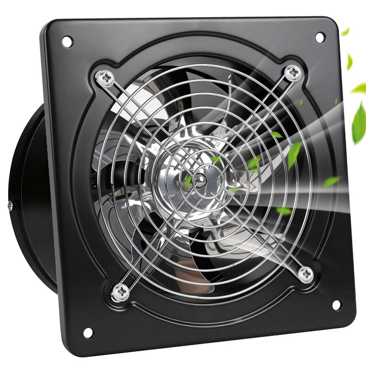 150mm Abluftventilator 600m³/h, badlüfter 150mm mit Rücklaufklappe, Rauchabzug Wandventilator Abluft
