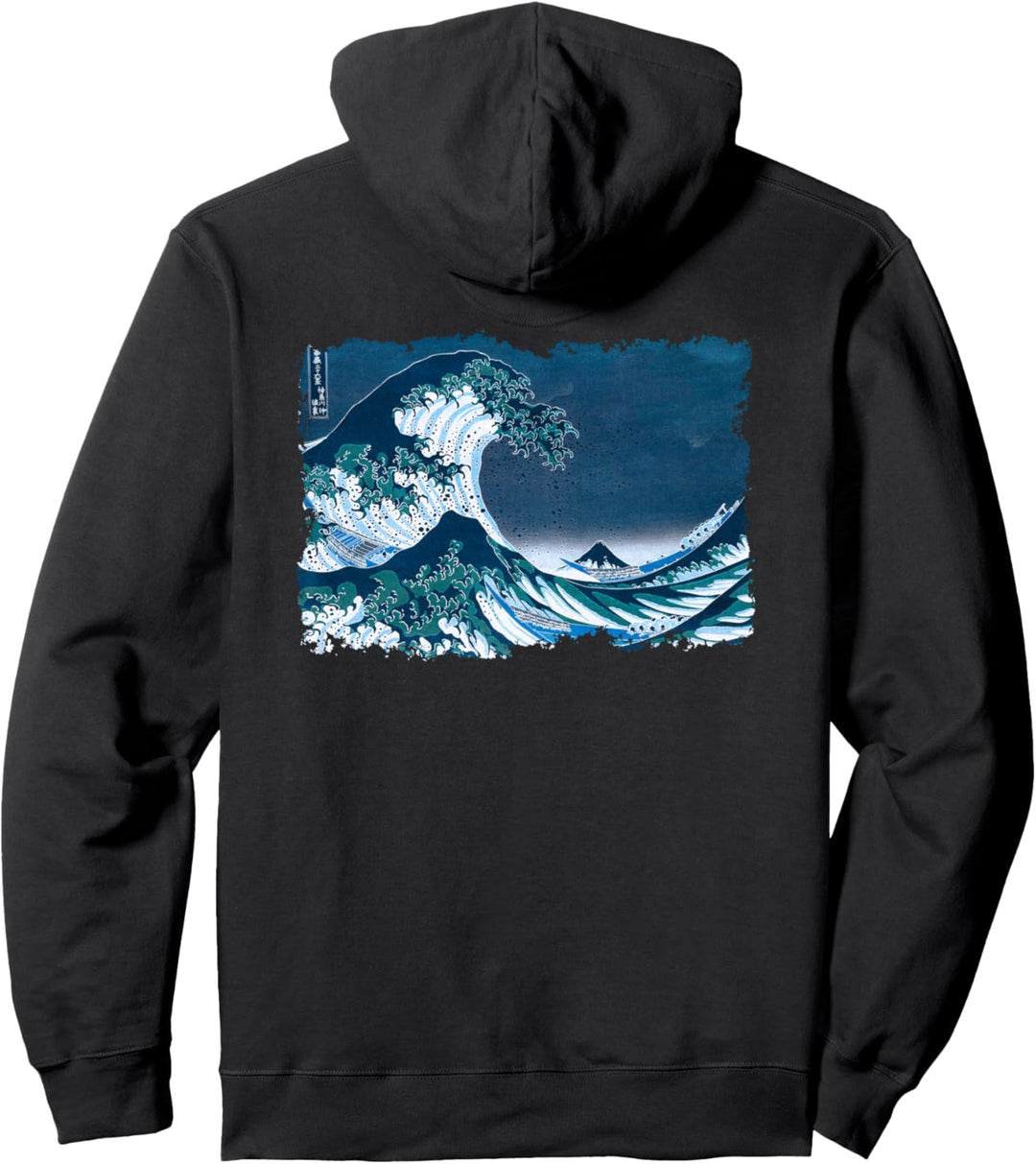 Berühmte Klassische Japanische Kunst: Welle Hokusai Stilvoll Pullover Hoodie