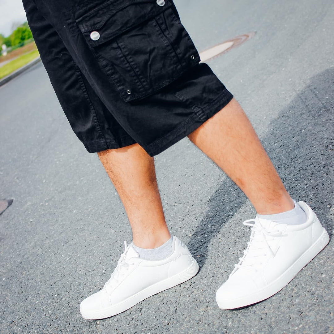 riverso Cargo Shorts Herren mit Gürtel Regular Fit RIVAnton Kurze Hosen Cargoshorts Sommer 100% Baum