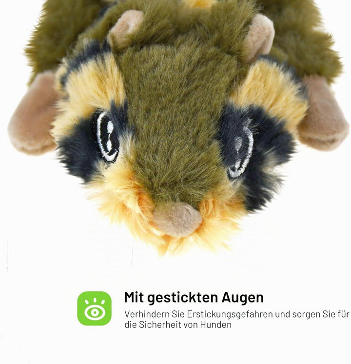 SHARLOVY Quietschendes Hundespielzeug ohne Füllung, 6 Stück, Hundespielzeug für kleine Hunde, langle