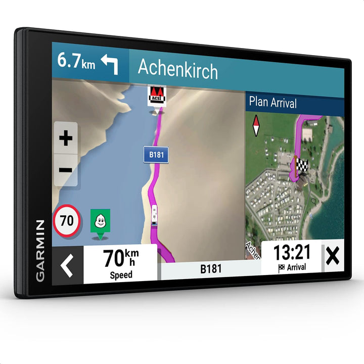 Garmin Camper - Navigationsgerät mit 7“ (17,8 cm) Display für Wohnmobile/Wohnwagen, vorinstallierten