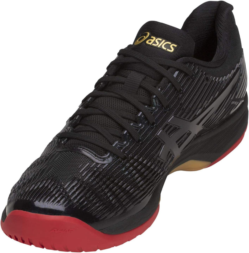 ASICS Herren Solution Speed FF LE Allcourtschuh Schwarz, Gold Tennisschuhe, Noir/or, 39,5 EU