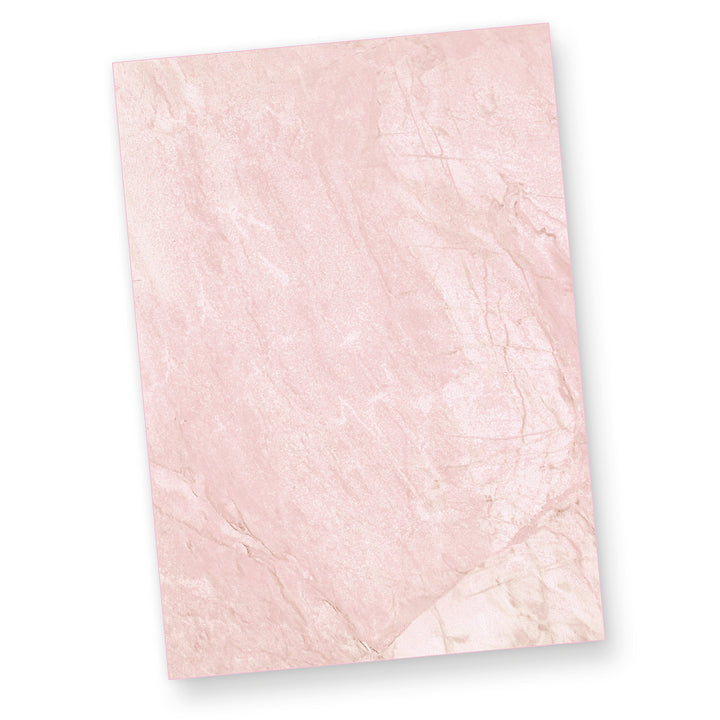 Strukturpapier Marmor Rot (250 Blatt) BEIDSEITIGES Strukturpapier, Briefbogen DIN A4 fein marmoriert