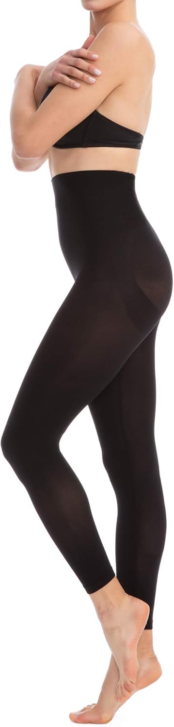 FarmaCell Bodyshaper 609B - Formende Stütz-Leggings mit Bauchbinde - leichtes und erfrischendes NILI