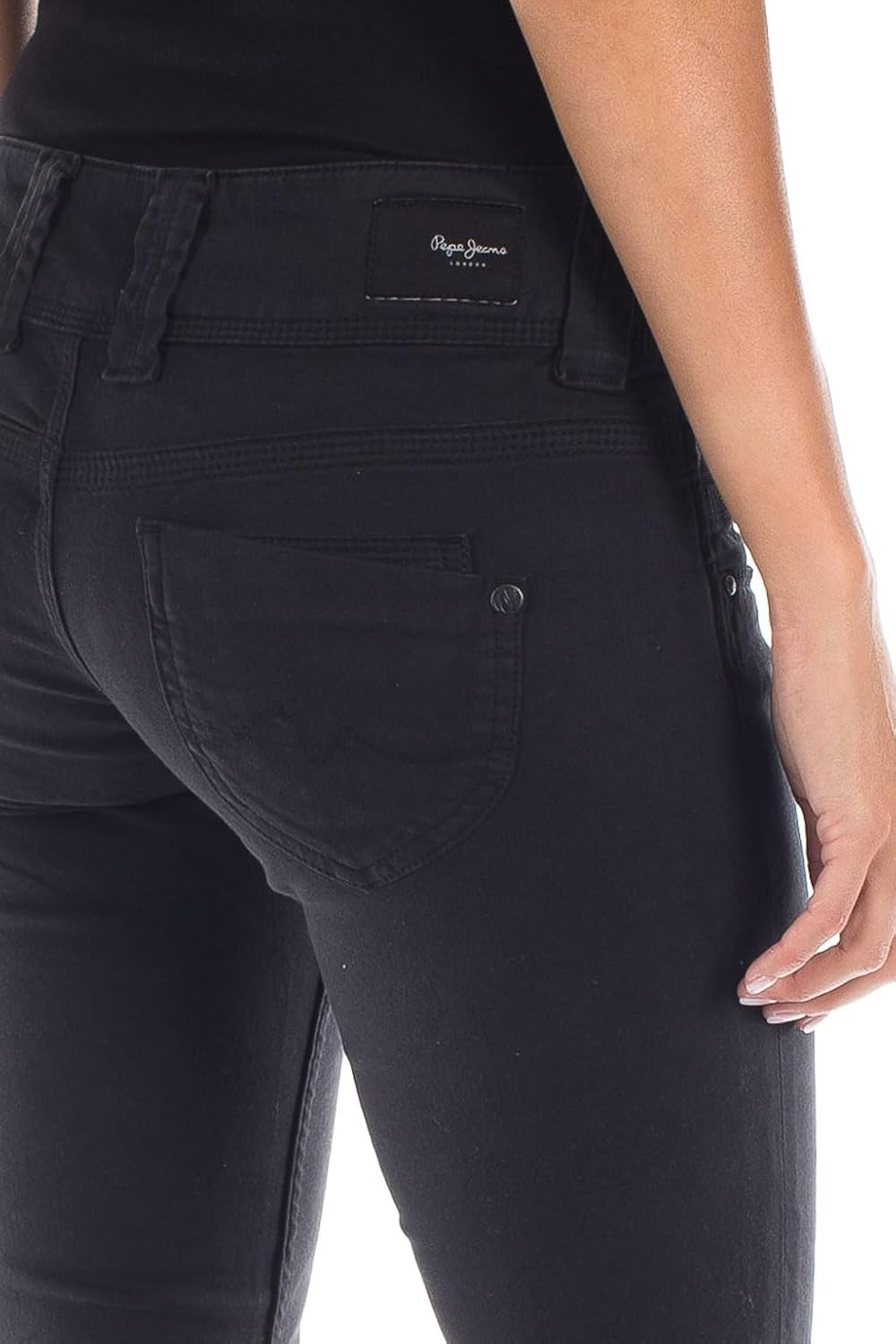 Pepe Jeans Damen Straight Leg VENUS 24W / 30L Black (Black), 24W / 30L Black (Black)