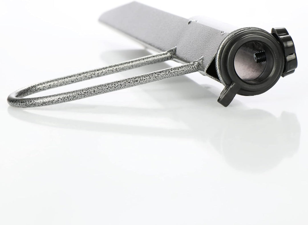 com-four® Sonnenschirmhalter aus massivem Metall - Schirmständer mit Griff, für Kies- und Sandboden