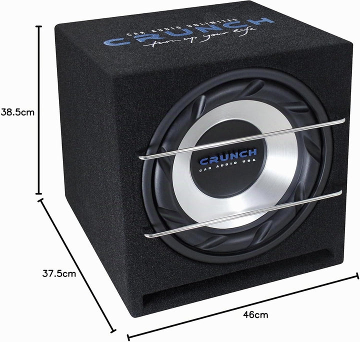 Crunch CRB350-30 cm (12") Single-Bassreflex-Auto-Subwoofer-System - 700Watt max Car-Audio Unlimited