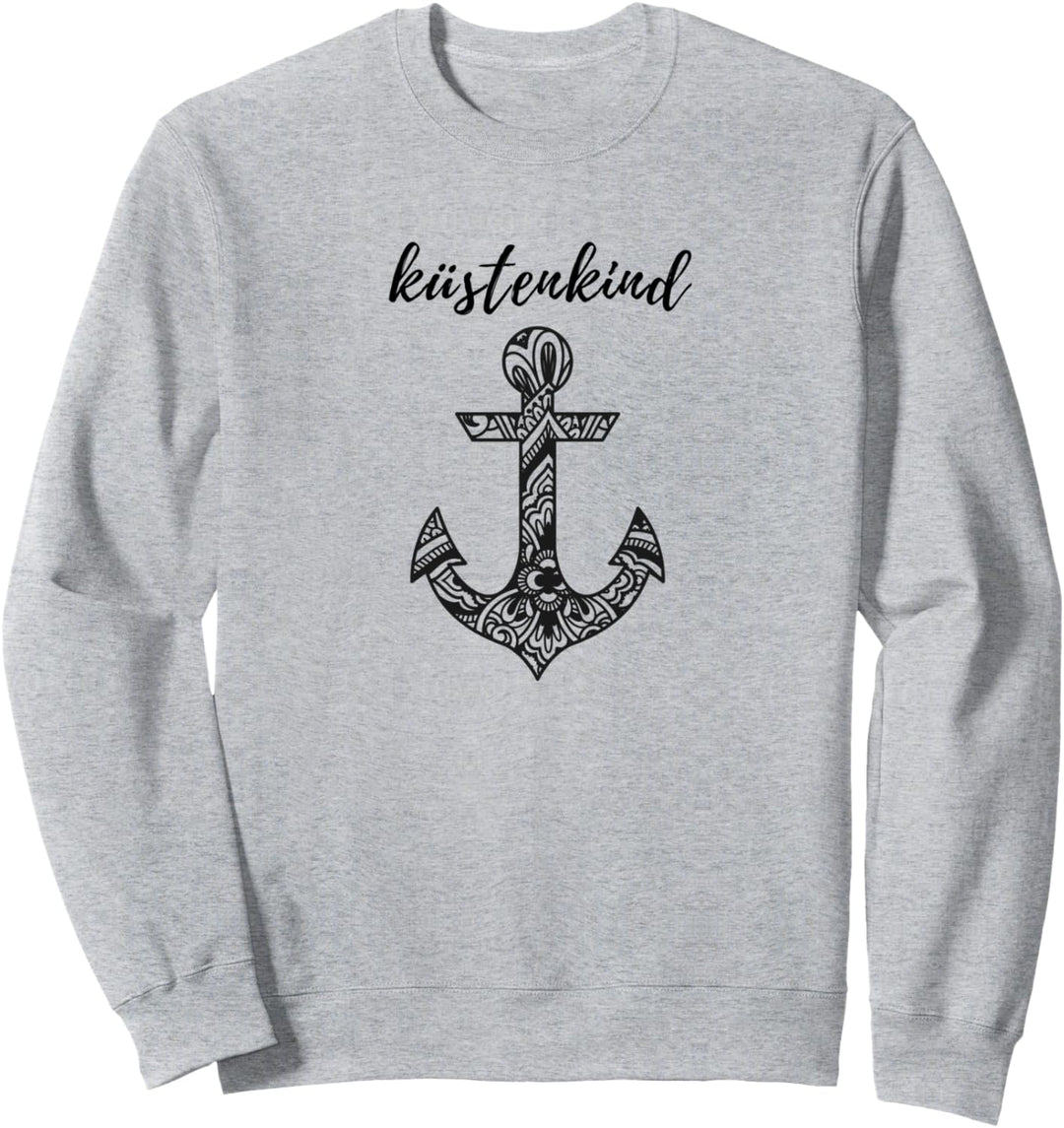 Küstenkind Kind der Küste Norddeutschland Anker Mandala Moin Sweatshirt