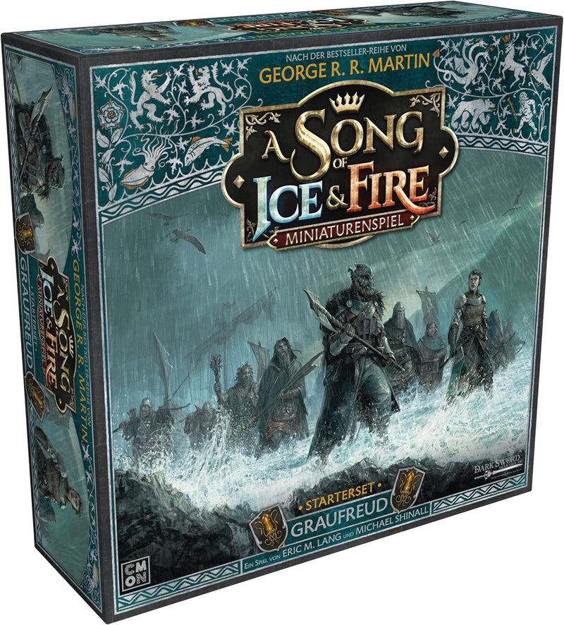 CMON, A Song of Ice & Fire – Graufreud Starterset, Erweiterung, Tabletop, 2 Spieler, Ab 14+ Jahren,