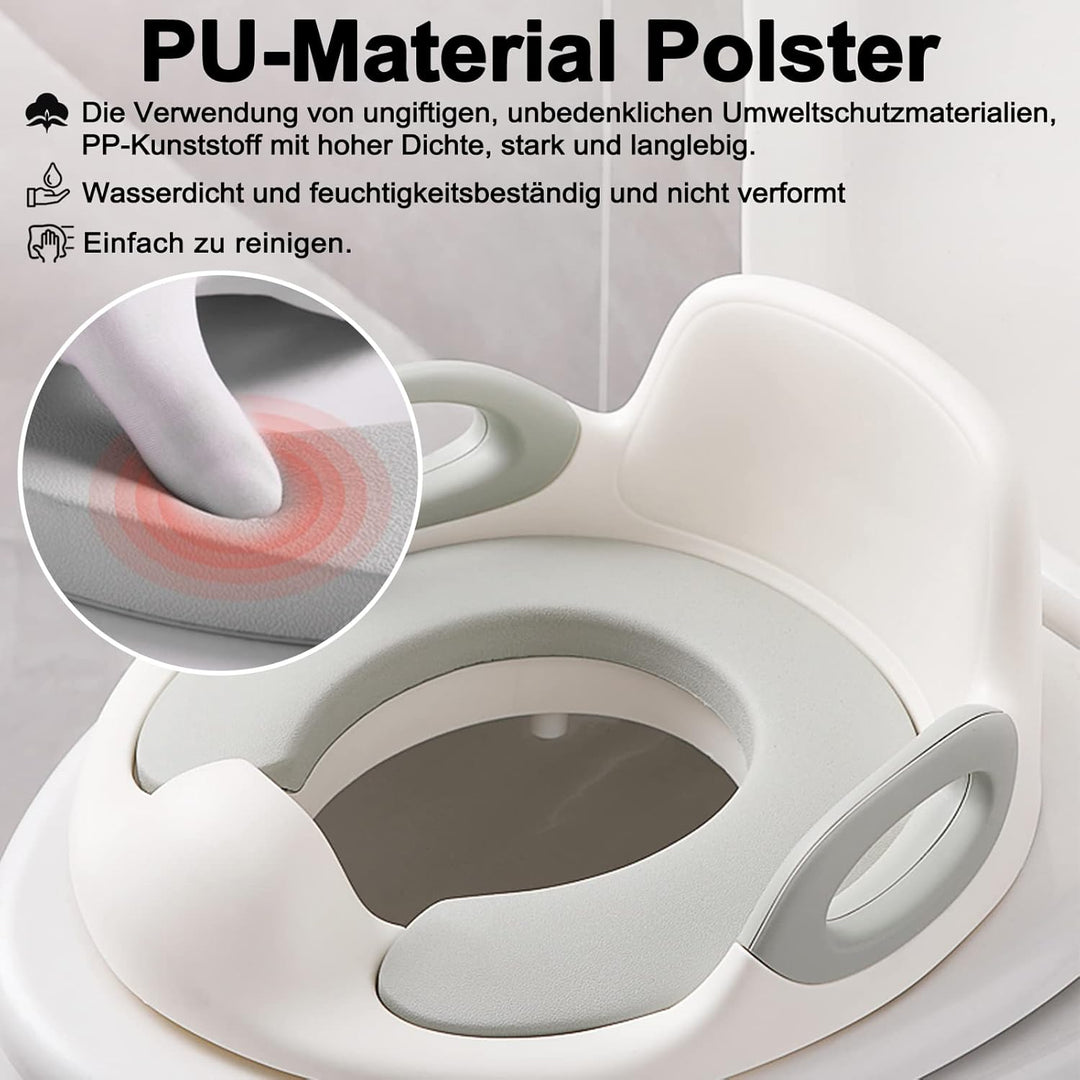 Kinder Toilettensitz WC Aufsatz Toilettentrainer Sitze für 12 Monate bis 7 Jahre Baby Sitz Anti-Ruts