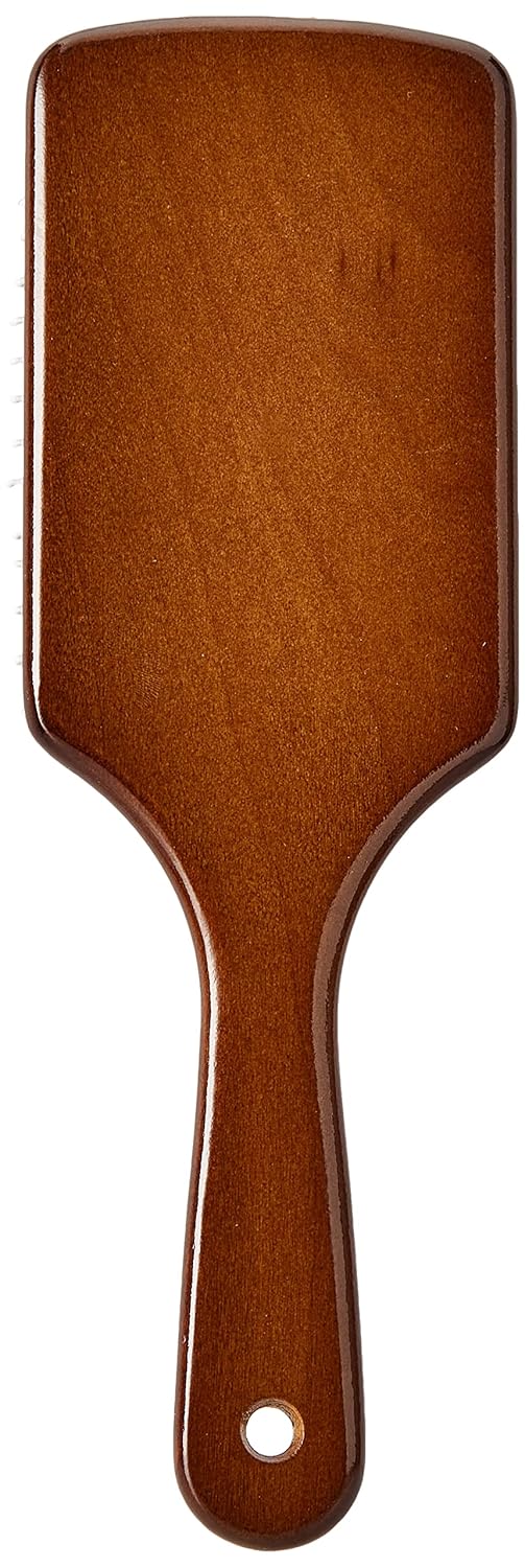 HERCULES SÄGEMANN - 9047 Paddle Brush | Pflegende Naturhaarbürste | Wildschweinborsten Bürste mit Po