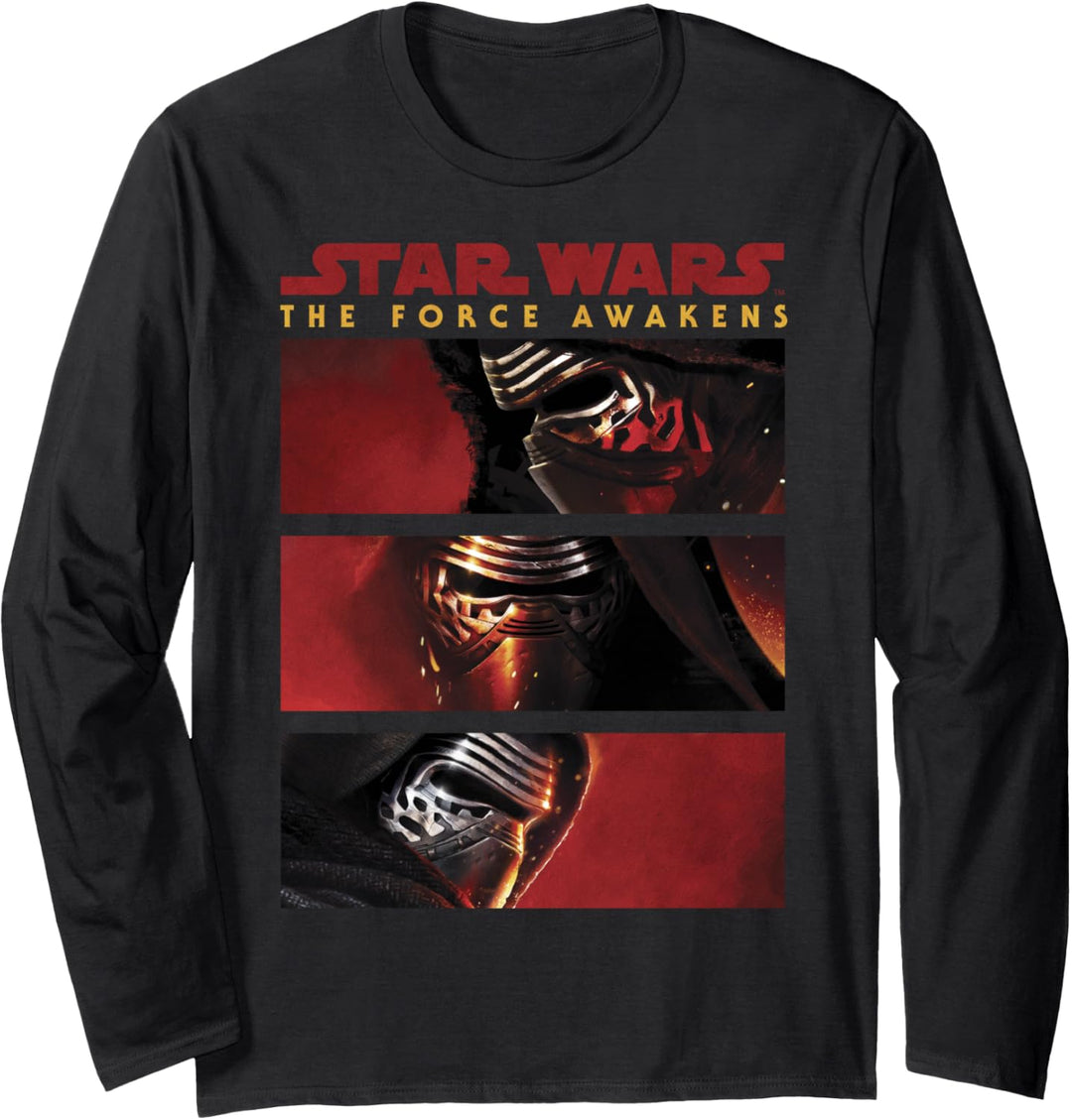 Star Wars Kylo Tri Stacked Panels Langarmshirt