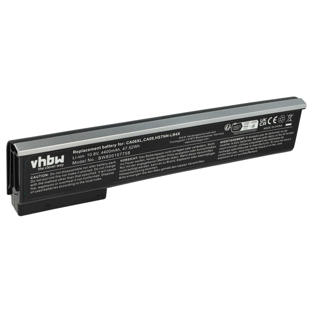 vhbw Akku kompatibel mit HP ProBook 640, 640 G0, 640 G1, 645, 645 G0, 645 G1, 650 G0, 650 G1, 655 No