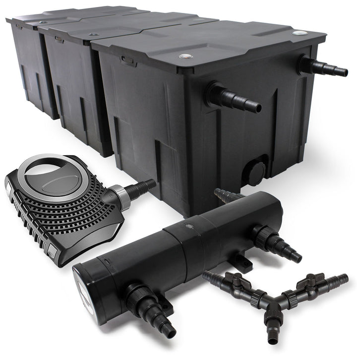 SunSun Filter Set für 90000l Teich 18W Teichklärer NEO8000 70W Pumpe