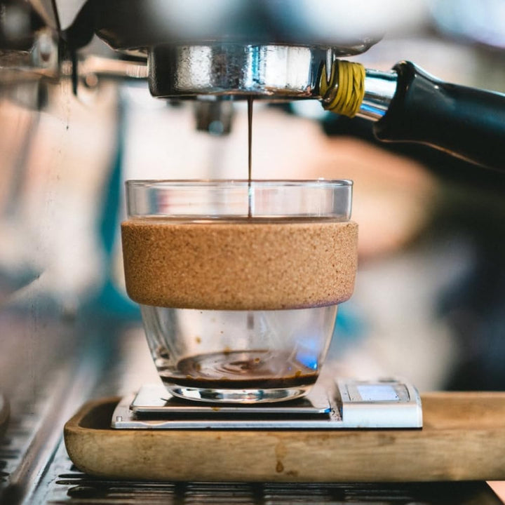 KeepCup Wiederverwendbare Kaffeetasse, gehärtetes Glas und Naturkork, S, 227 ml, tief
