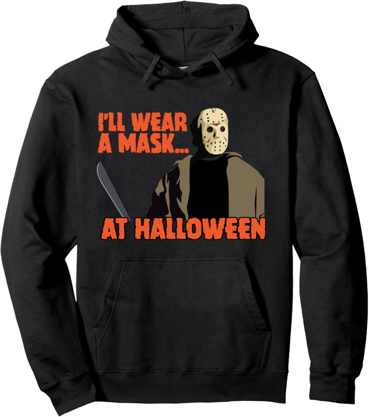 I'll Wear A Mask... At Halloween - Anti Mask Pullover Hoodie