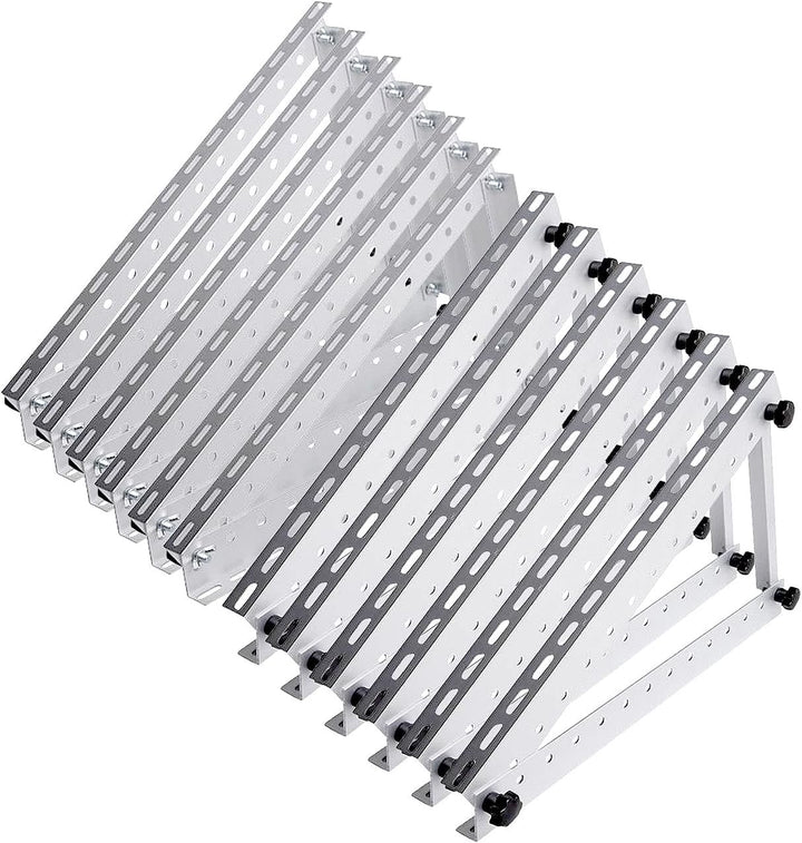 revolt Modul Halterung: 6er-Set verstellbare Aluminium-Solarpanel-Halt. 41"/104 cm, bis 120 kg (Sola