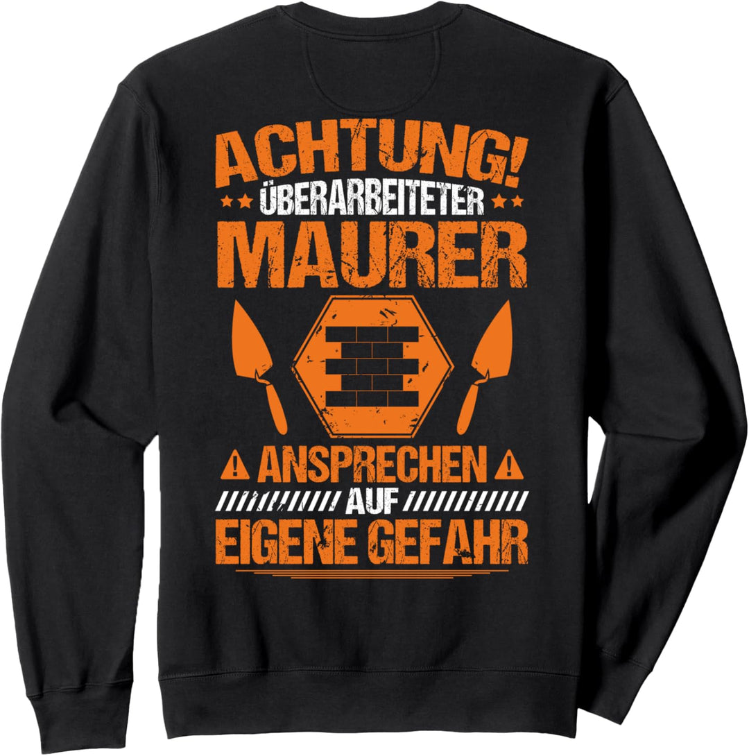 Überarbeiteter Maurer Sweatshirt