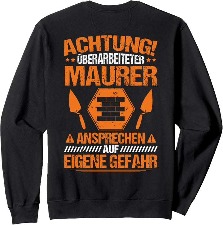 Überarbeiteter Maurer Sweatshirt