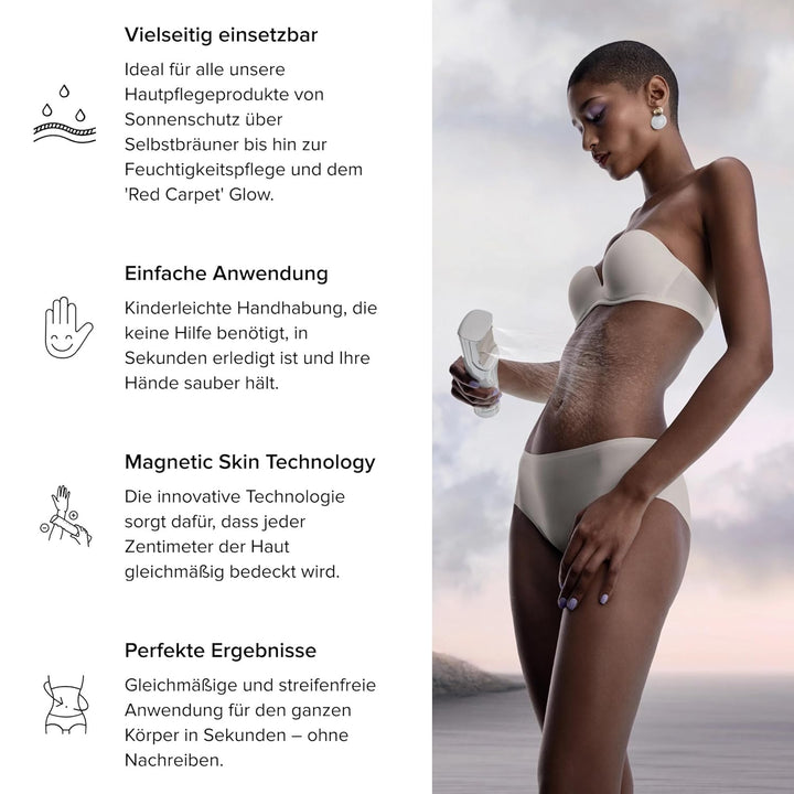 IONIQ Skincare IONIQ ONE Sprayer - streifenfreies Auftragen in drei Minuten - Magnetic Skin Technolo