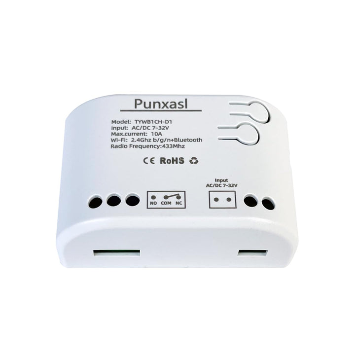 1 Kanal Wireless smart Schalter, Motorsteuerung, Trockenkontakt-Relaisschalter, RF433 MHz, Tuya USB
