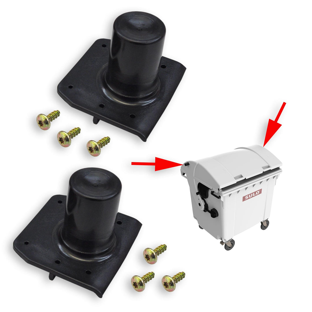 SULO Mülltonnen Zubehör Ersatzteile Varioeinsätze Schlösser Räder u.v.m. (Deckelöffnungszapfen (2237