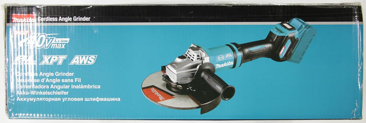Makita GA038GT201 Akku-Winkelschleifer 40V max. / 5,0 Ah, 2 Akkus + Ladegerät im Transportkoffer mit