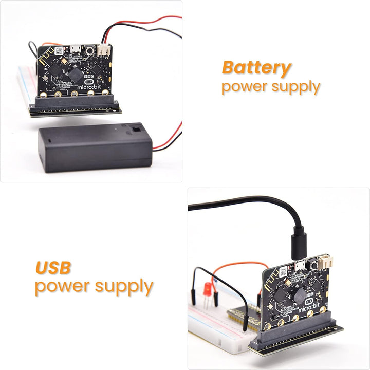 KEYESTUDIO BBC Microbit Starter Kit Kompatibel mit Microbit V1, V2.2 (mit Microbit V2), Mint Ausbild