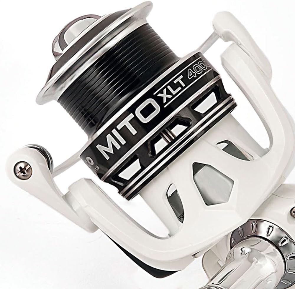 Angelrolle Trabucco Mito XLT – Grössen 1000, 2000, 3000, 4000 – mikrometrische Frontbremse, 5 + 1 Ku