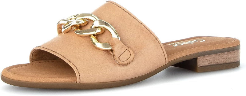 Gabor Damen Pantoletten, Frauen Sandalen,Moderate Mehrweite (G) 37 EU Braun Peanut, 37 EU Braun Pean