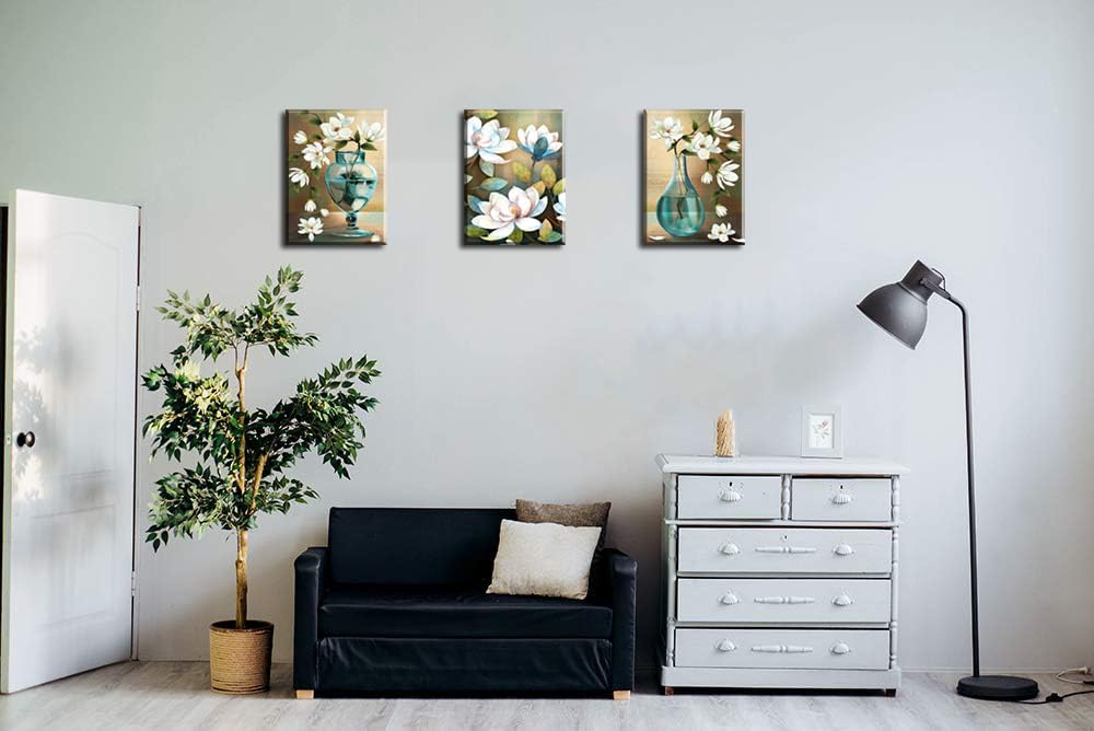 Piy Painting Leinwand Das Glück kommt mit blühenden Blumen Orchidee Wandbilder Bilder und Kunstdruck