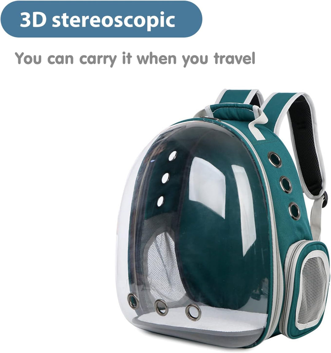 PETCUTE Haustier Katzen Rucksack,Hunde Rucksack für Kleine Katzen und Hunde,Atmungsaktive 360 ° Sich