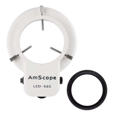 AmScope LED-56S-ZK 56 Mikroskop-Ringlicht LED-Ringlicht-Illuminator mit Dimmer für Stereomikroskop