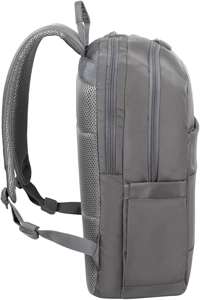 Rivacase Laptop Rucksack 22L bis 17,3 Zoll – 32 x 46,5 x 16 cm – wasserabweisender moderner Tagesruc