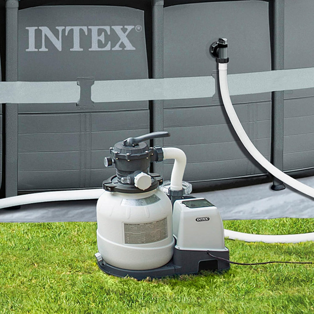 Intex Krystal Clear Sandfilteranlage 12 m³ für Pools bis 42.000l 26652