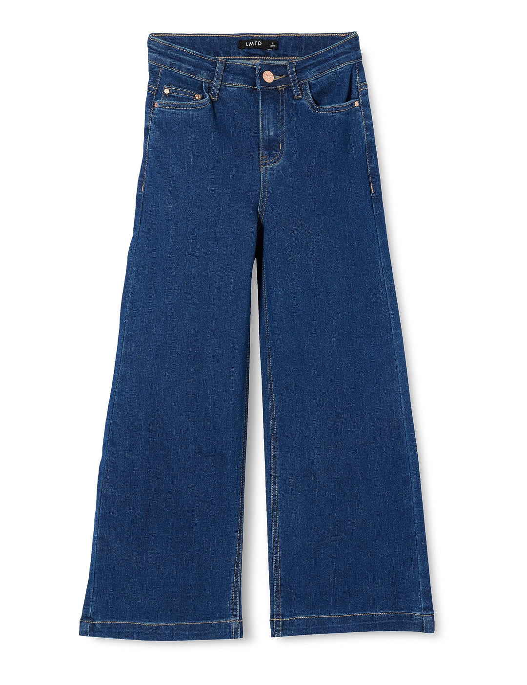 NAME IT Mädchen Nlftaulsine DNM Hw Extra Wide Pant Noos Jeanshose, Dark Blue Denim