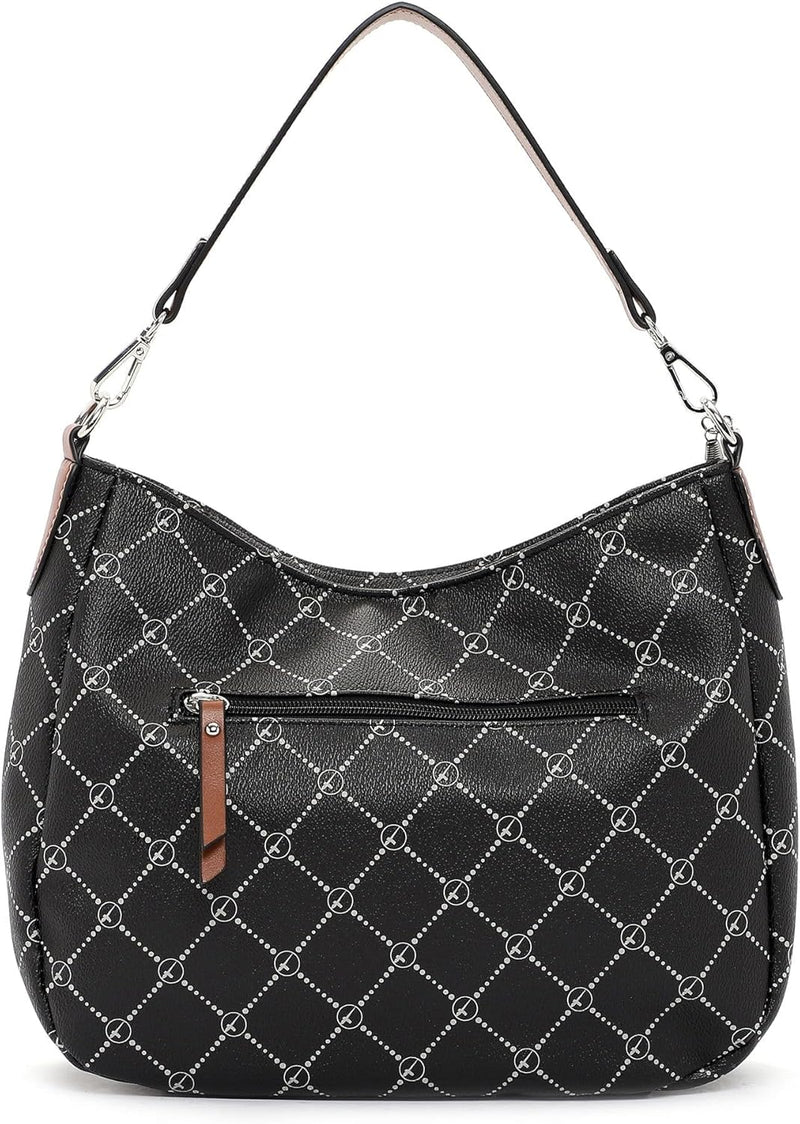 Tamaris Beutel TAS Anastasia 30901 Damen Handtaschen Print black 100 Einheitsgrösse Black 100, Einhe