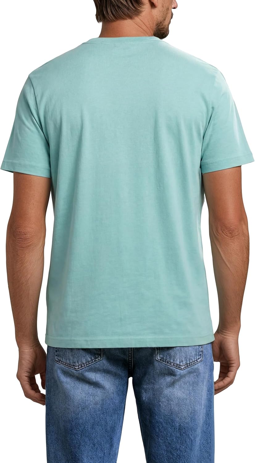 MUSTANG Herren T-Shirt 4er Pack Frontprint O-Neck Rundhalsausschnitt Kurzarm Regular Tee Shirt 100%