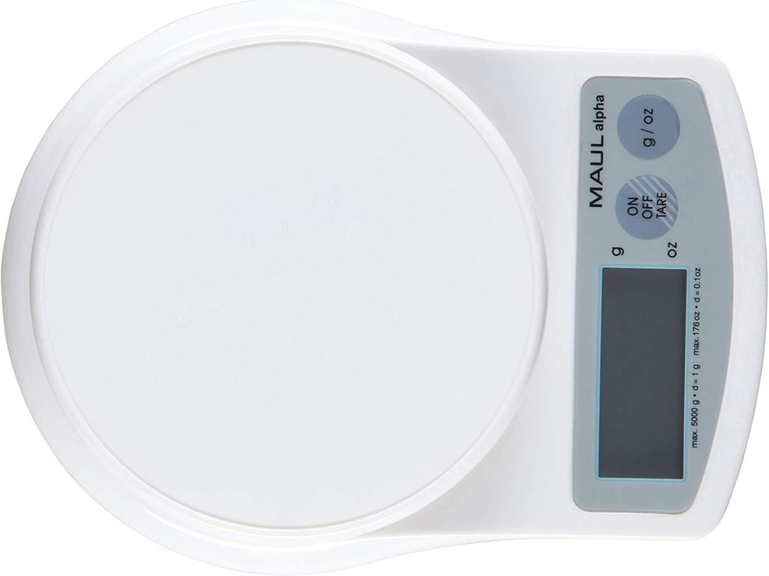 Briefwaage MAULalpha mit weiss 5000 g, weiss 5000 g