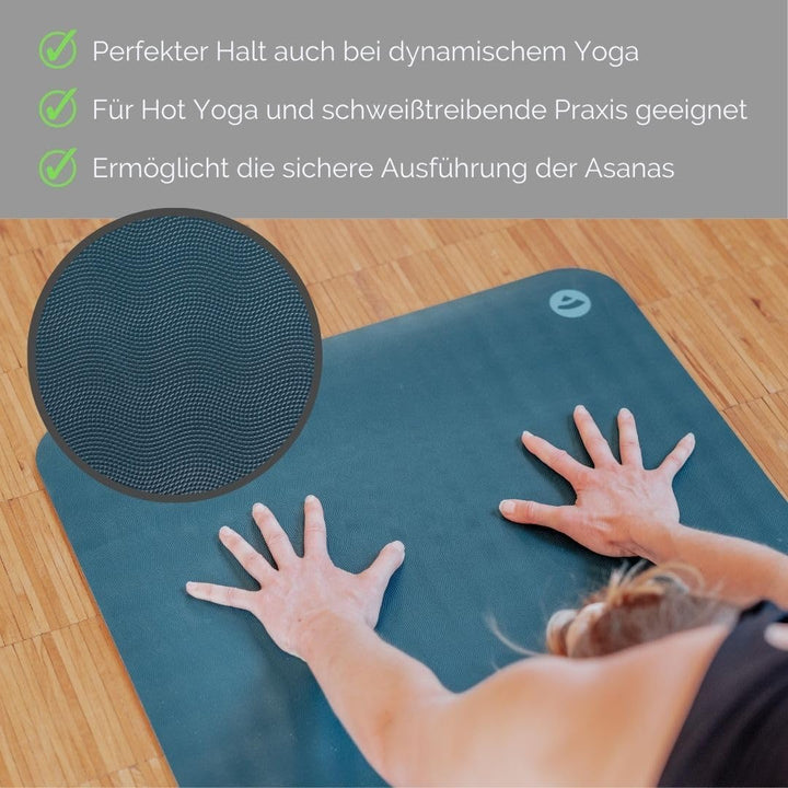 Bodhi Yogamatte ECO PRO | Extrem Rutschfester Naturkautschuk | Natürlich &amp; Umweltfreundlich | Profi-