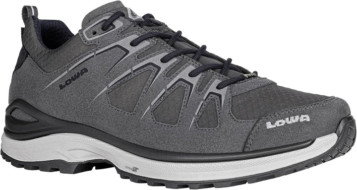 LOWA Innox EVO GTX LO Unisex Wanderschuh Outdoor Goretex 41 EU Grau Kombiniert, 41 EU Grau Kombinier