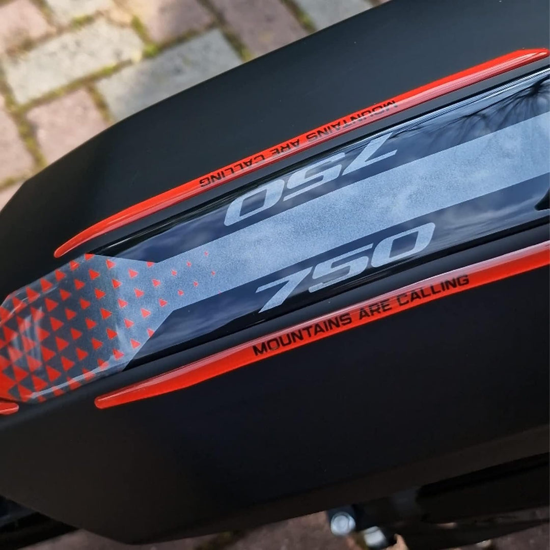 Resin Bike Aufkleber Motorrad Kompatibel Mit Honda Transalp XL 750 2023-2025 Schutz Motorrad Kotflüg