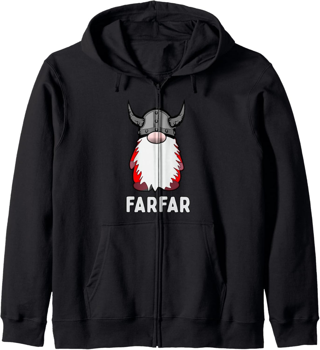 Farfar Grossvater Nordischer Gnom Wikinger Tomte Kapuzenjacke