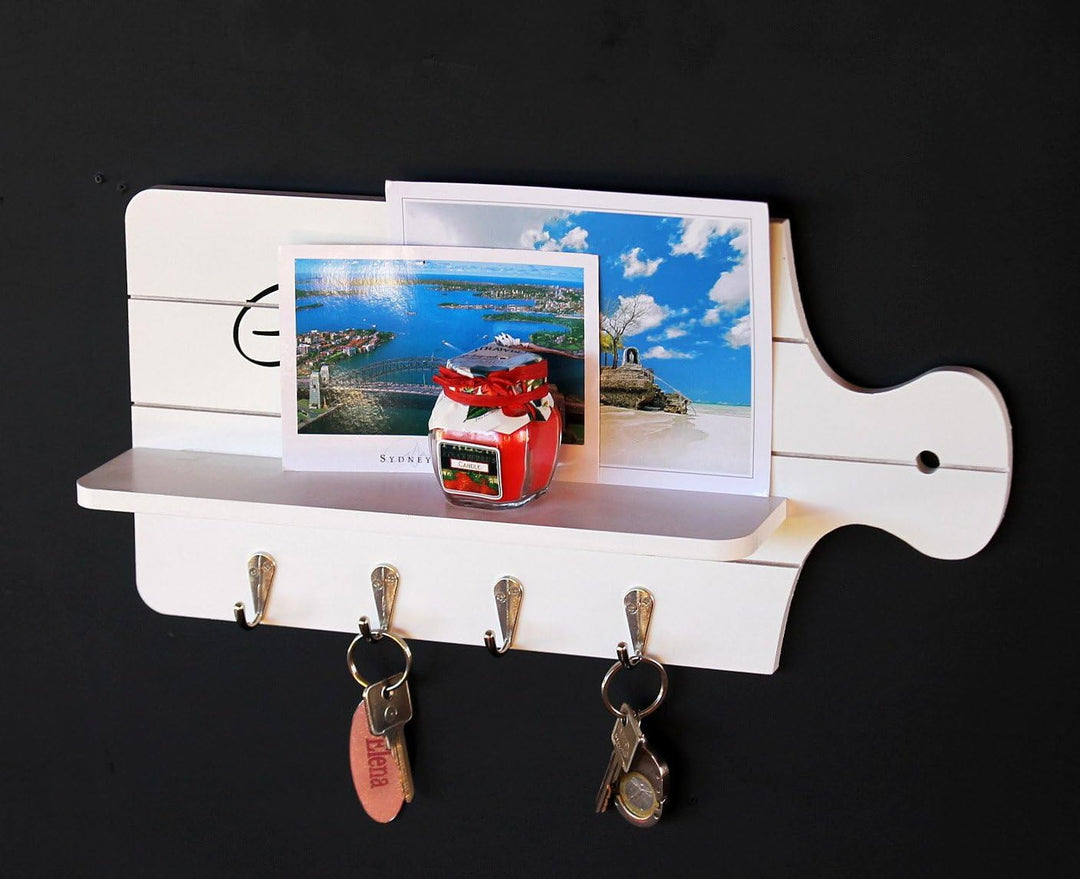 D&M Schlüsselboard mit Ablage 21254 Schlüsselkasten Memoboard 40cm Schlüsselleiste