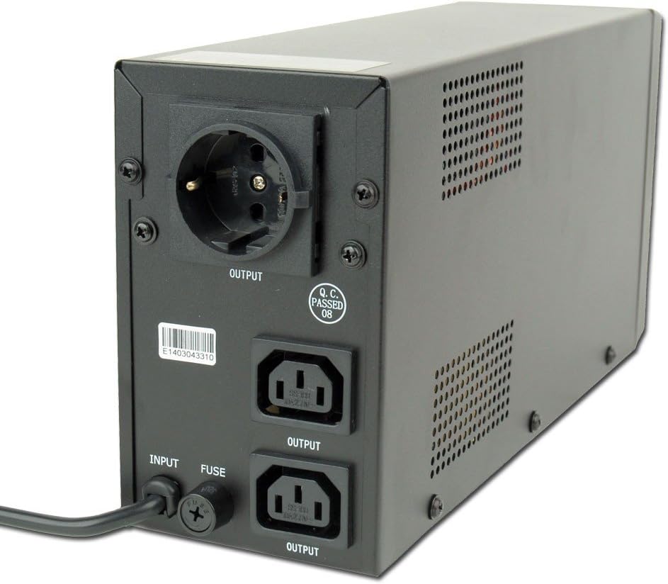 Gembird EG-UPS-031 USV mit LCD, 650 VA schwarz