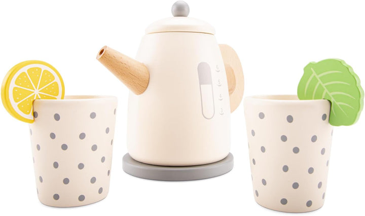 New Classic Toys Holzspielzeug-Wasserkocher-Set, Wasserkocher-Set