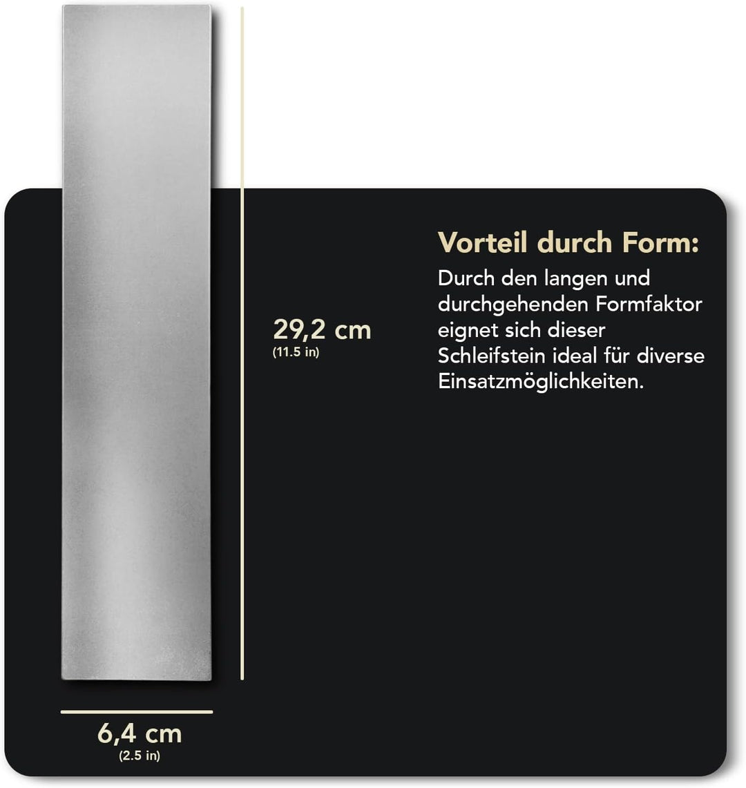 DMT Dia-Sharp® Diamant Schleifstein 11,5" Grob | Messerschärfer in Profiqualität | 30cm Wetzstein fü